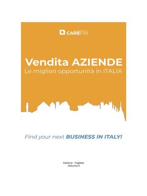 cover image of Vendita Aziende. Le Migliori Opportunità in Italia. Volume 2